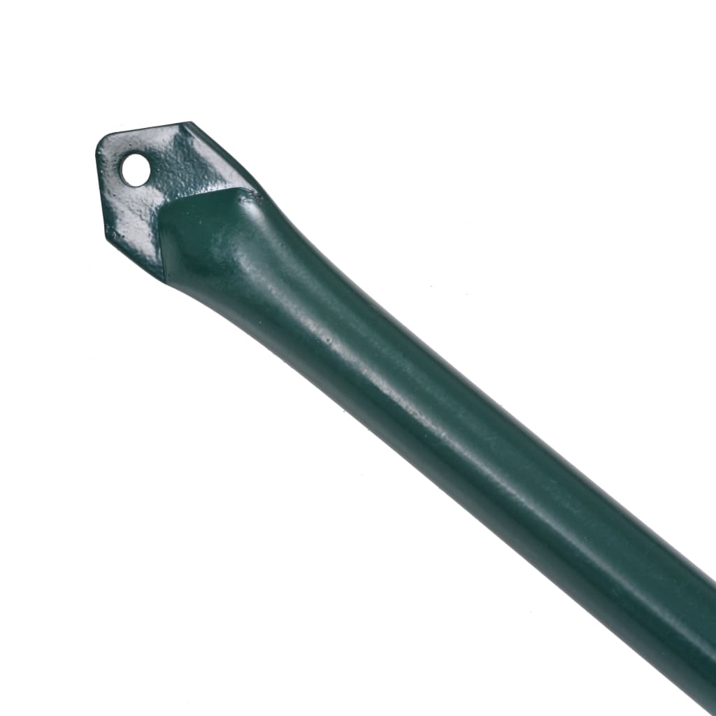 Aiappostid 10 tk, 1,5 m, metallist, roheline