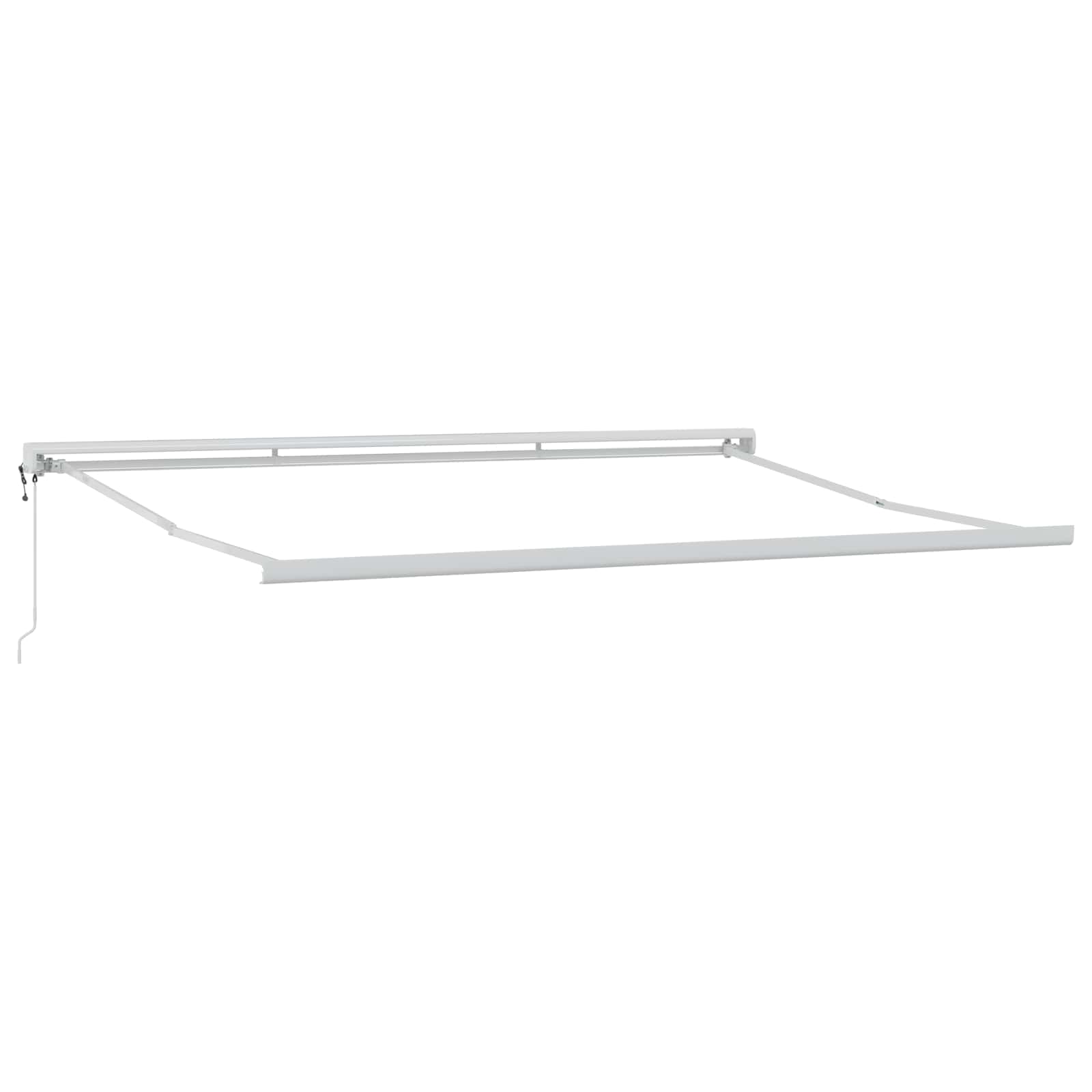 Kailastud raam Valge 400 × 300 cm Alumiinium