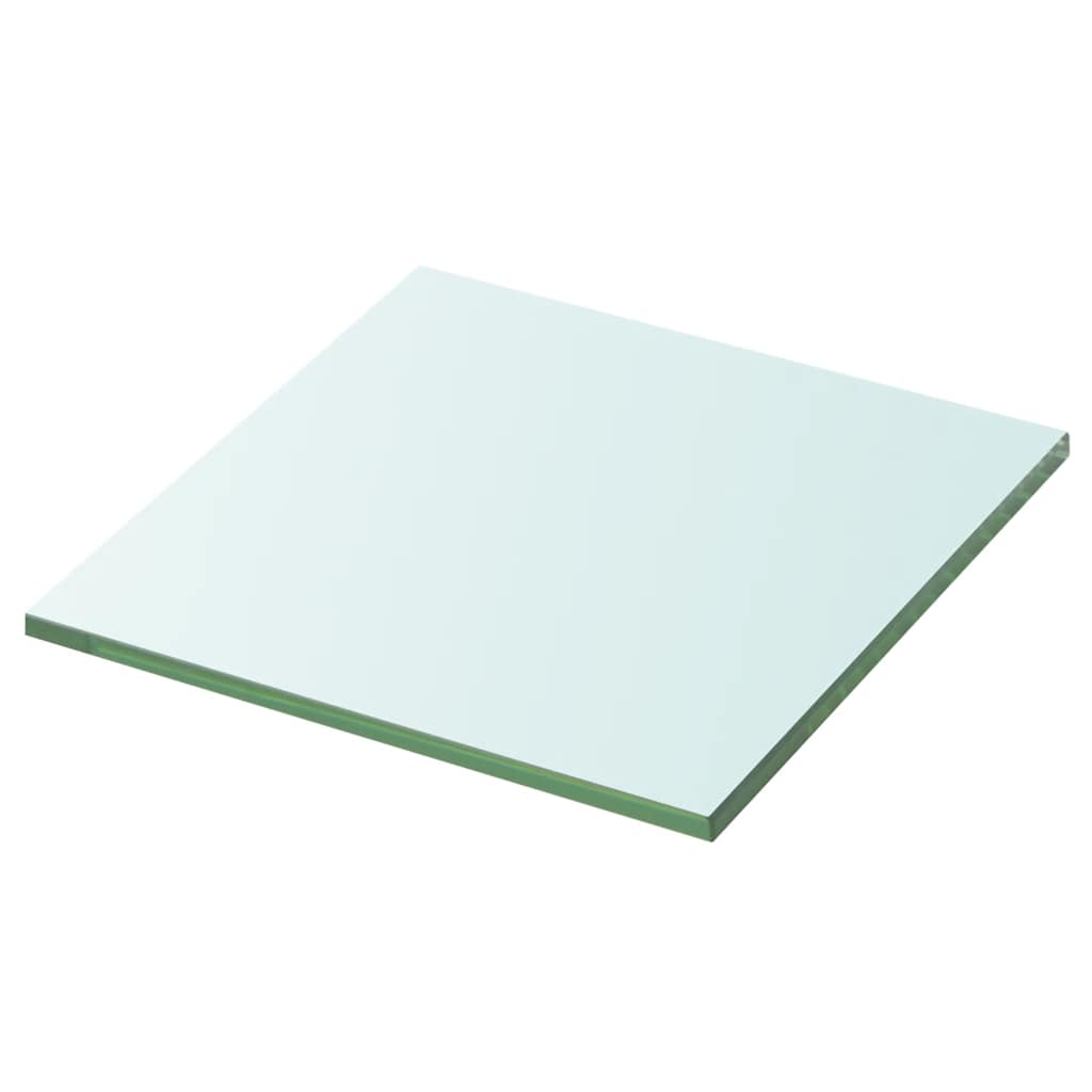 Klaasist riiuliplaat 20 x 20 cm läbipaistev