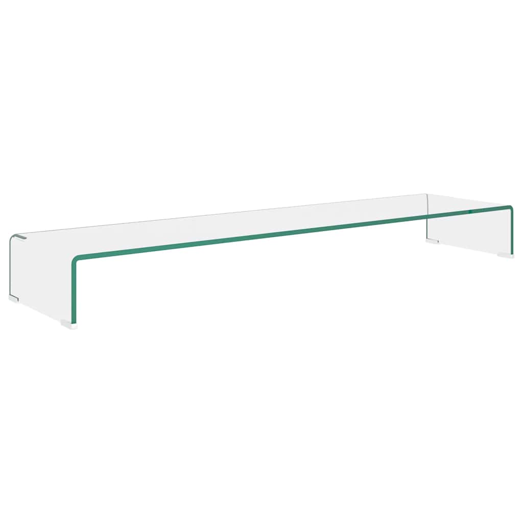 Telerialus klaasist 120 x 30 x 13 cm läbipaistev