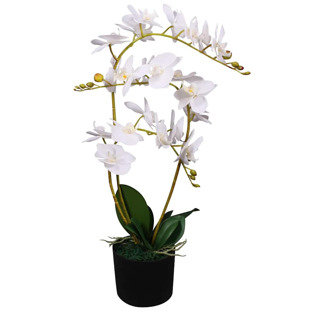 Kunstorhidee potiga 65 cm, valge