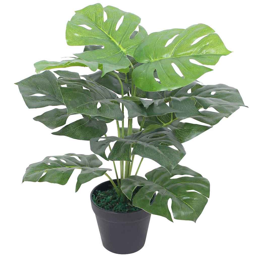 Kunsttaim monstera potiga 45 cm roheline
