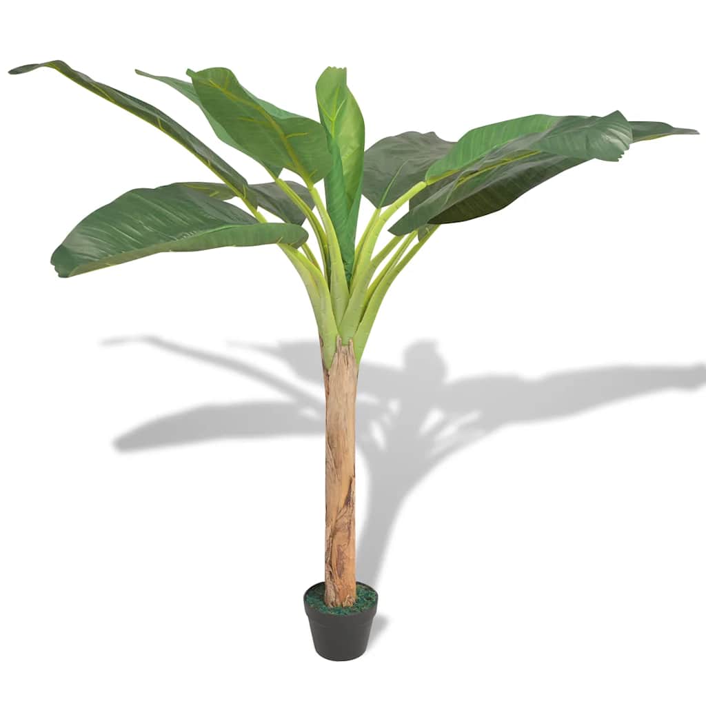 Kunsttaim banaanipuu potiga 150 cm, roheline