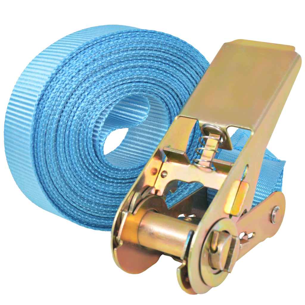Pingutitega koormarihmad 4 tk 0,8 tonni 6 m x 25 mm, sinine