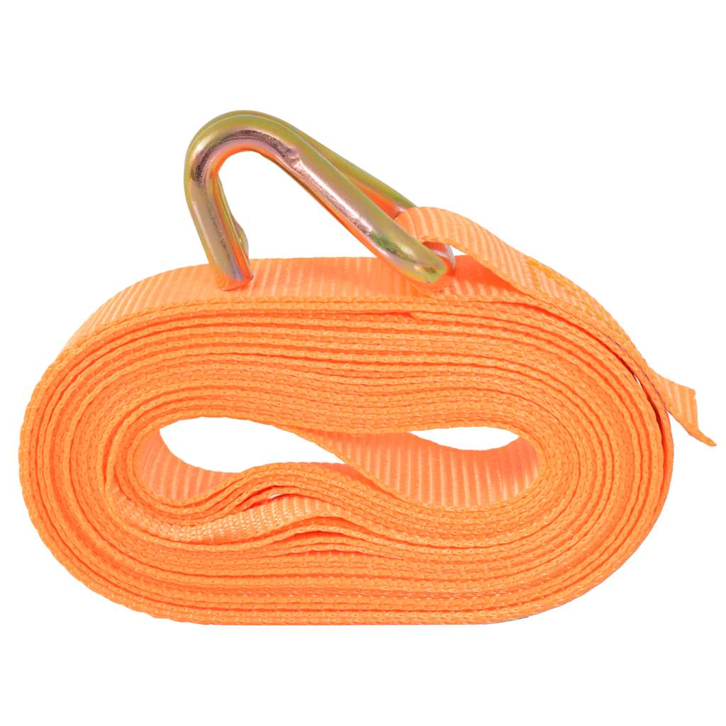 Pingutitega koormarihmad 4 tk 0,4 tonni 6 m x 25 mm, oranž