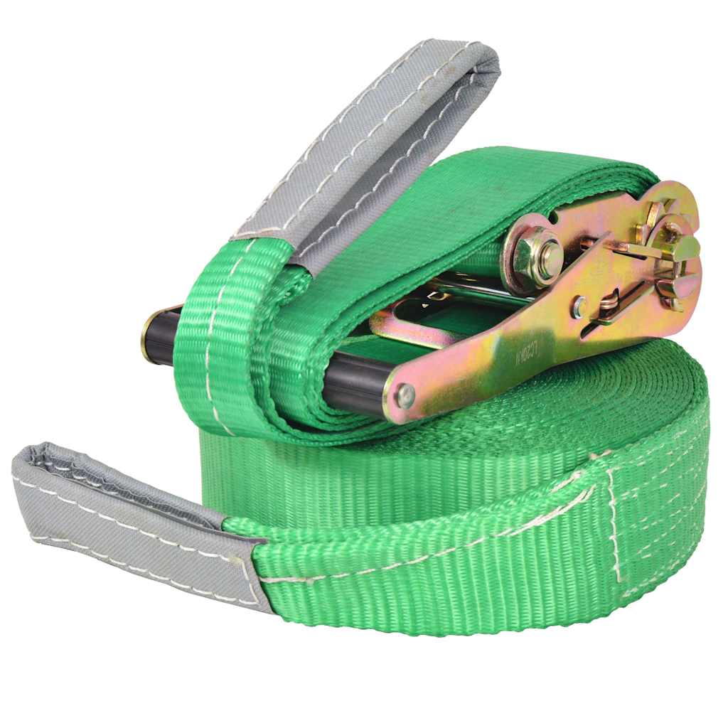 Slackline 15 m x 50 mm 150 kg roheline