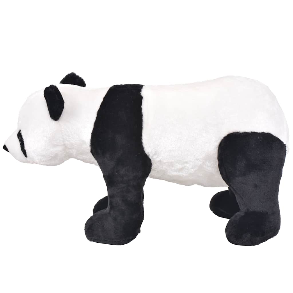 Seisev mängupanda plüüs, must ja valge XXL