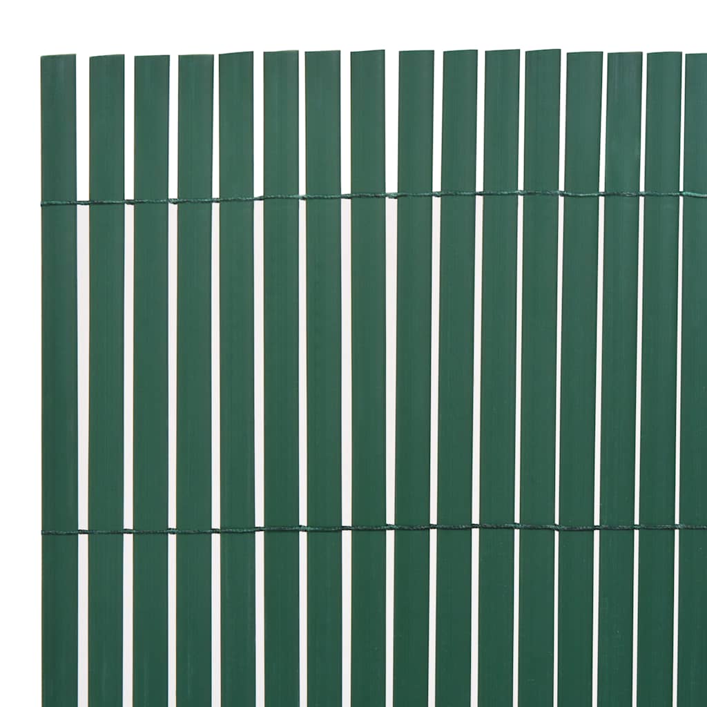 Kahepoolne piirdeaed, PVC 90 x 300 cm, roheline