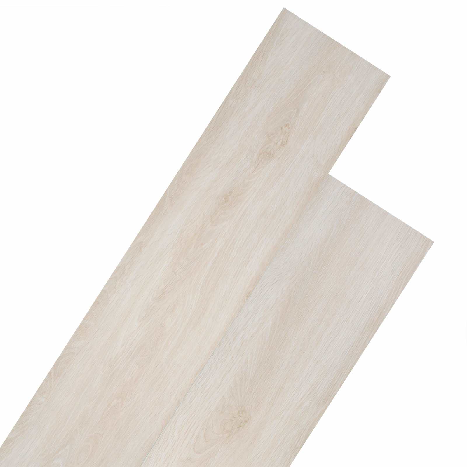 Põrandaplaadid Klassikaline valge tamm 5,26 m² 18 tk PVC