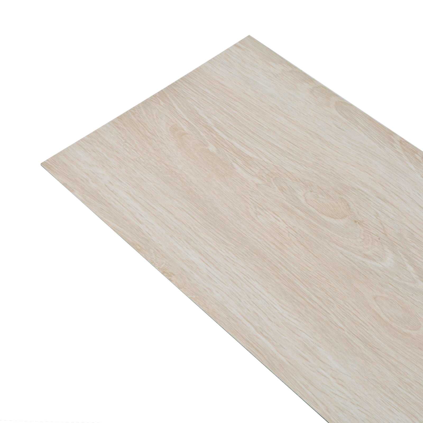Põrandaplaadid Klassikaline valge tamm 5,26 m² 18 tk PVC