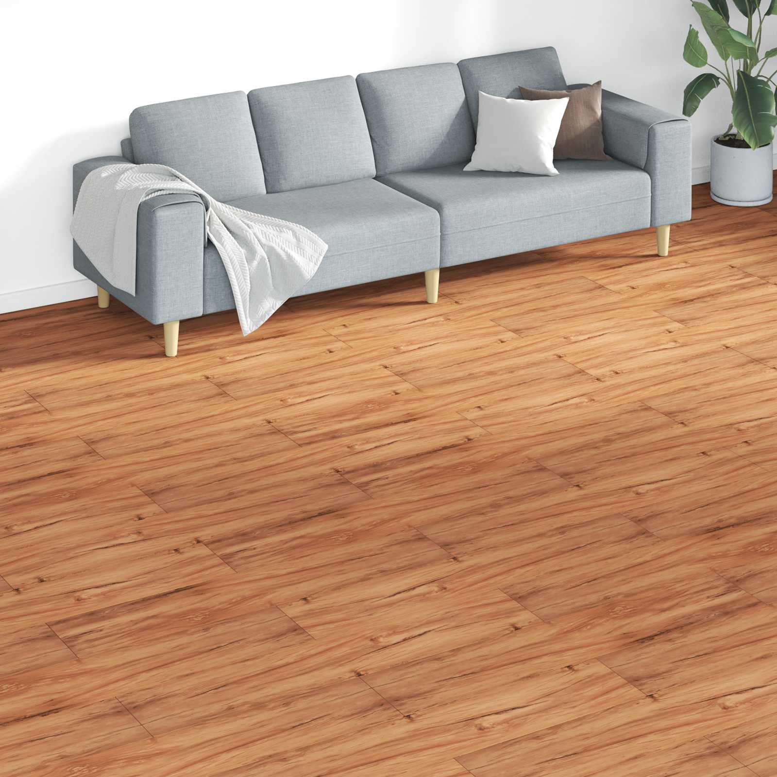 Põrandaplaadid Looduslik alus 5,26 m² 18 tk PVC
