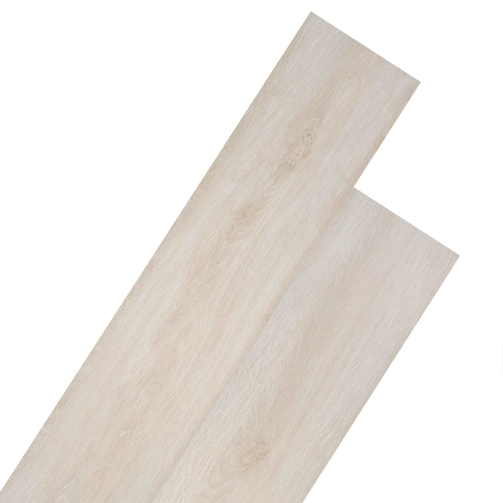 Põrandaplaadid Klassikaline tammevalge 5,02 m² 36 tk PVC