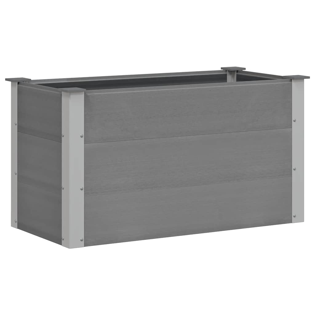 Aia taimelava puidu-plasti segust, 100 x 50 x 54 cm, hall
