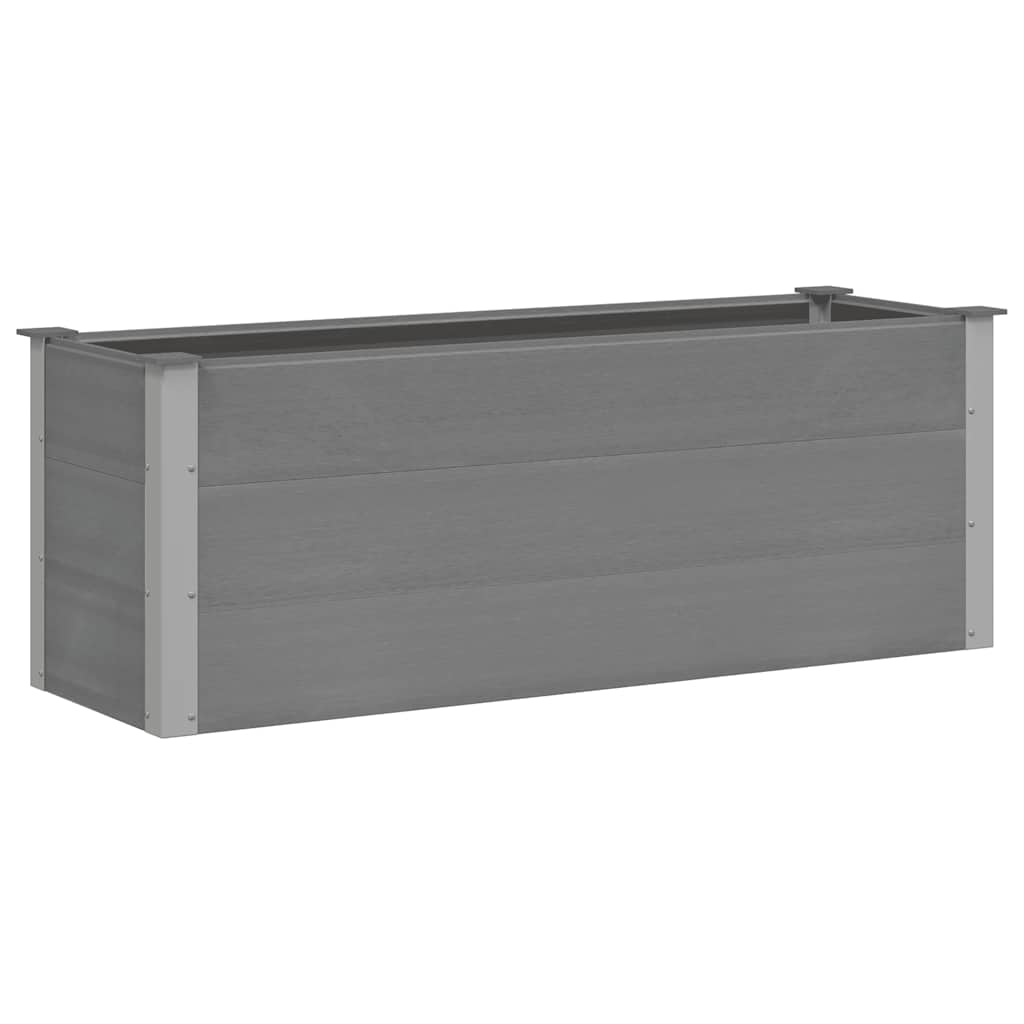 Aia taimelava puidu-plasti segust, 150 x 50 x 54 cm, hall