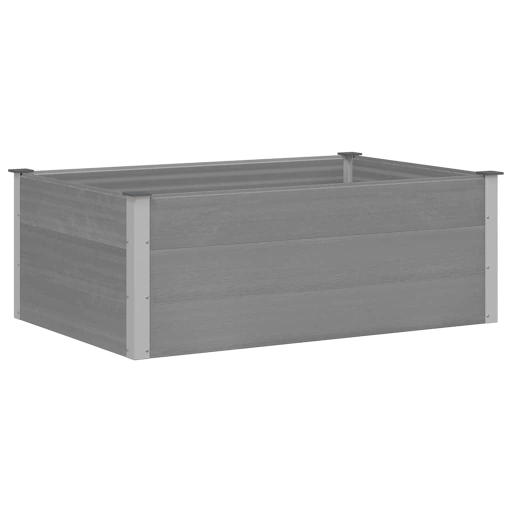 Aia taimelava puidu-plasti segust, 150 x 100 x 54 cm, hall