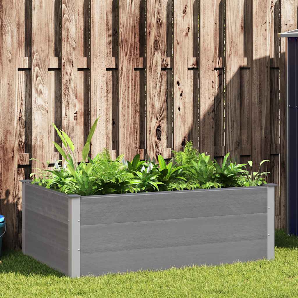 Aia taimelava puidu-plasti segust, 150 x 100 x 54 cm, hall