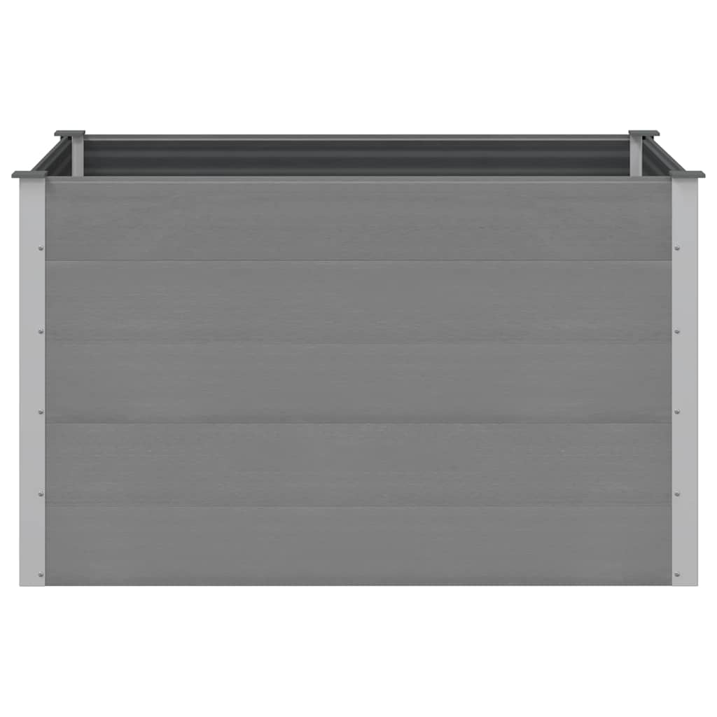 Aia taimelava puidu-plasti segust, 150 x 100 x 91 cm, hall