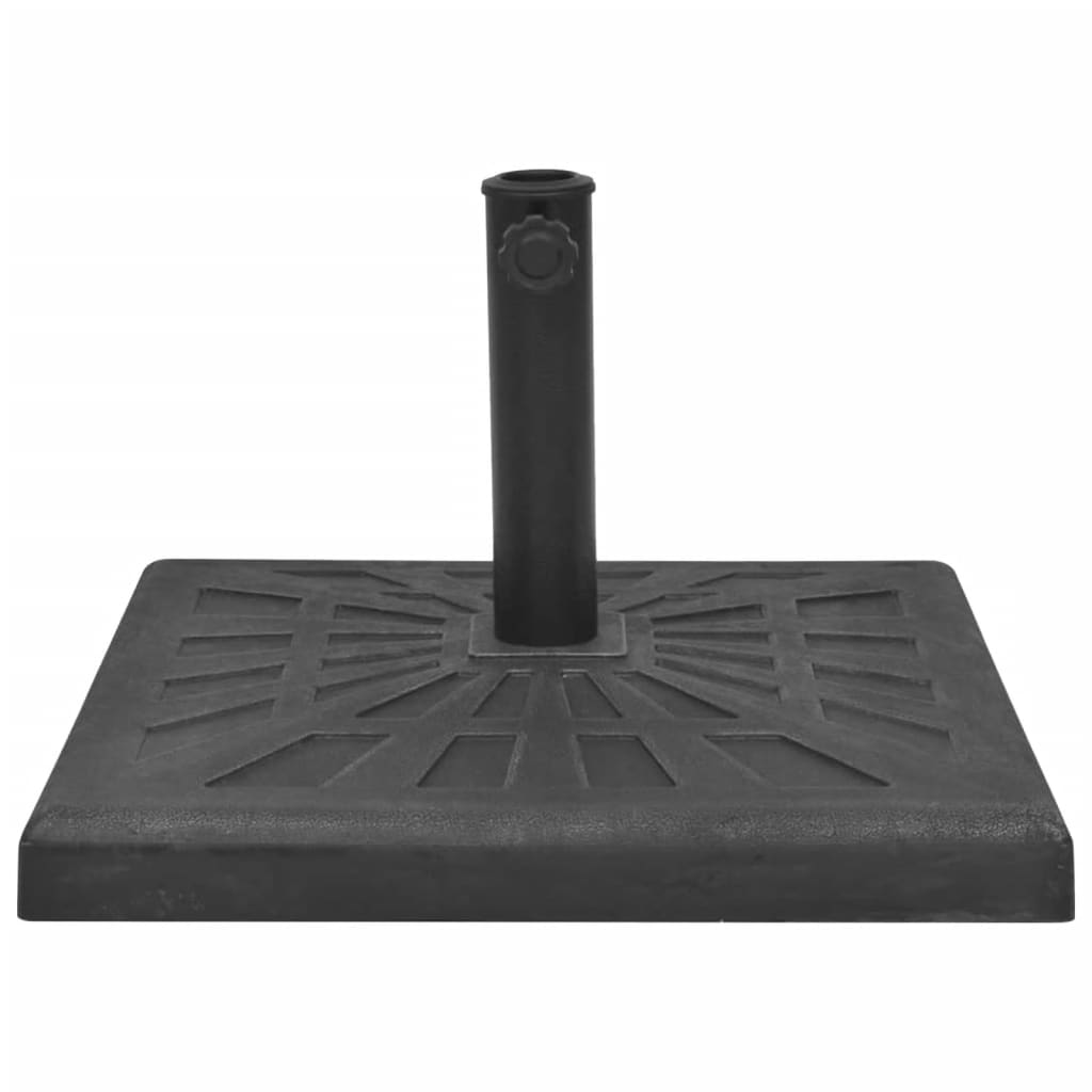 Kandiline päevavarju alus, vaigust, must 19 kg