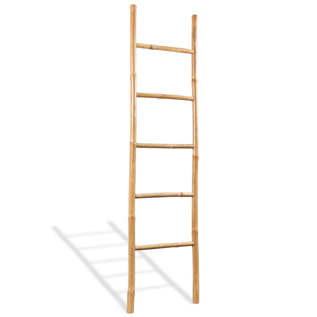Rätikukuivatusredel 5 astmega, bambus, 150 cm