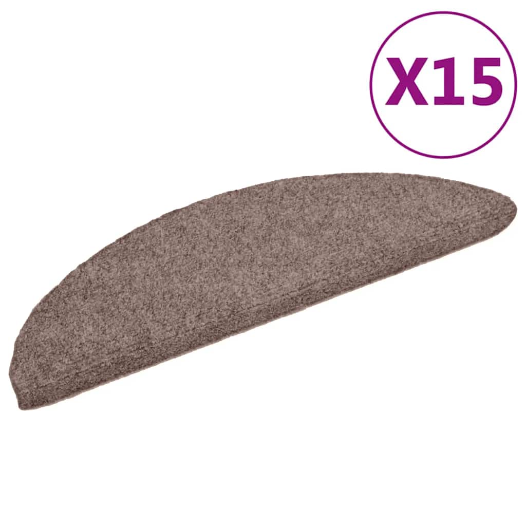 Isekleepuvad trepimatid, 15 tk, 56 x 17 x 3 cm, helepruun, poolringikujulised - Pilt 2