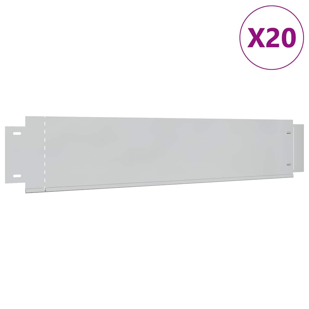 Murupiire 20 tk tsingitud teras 100 x 20 cm
