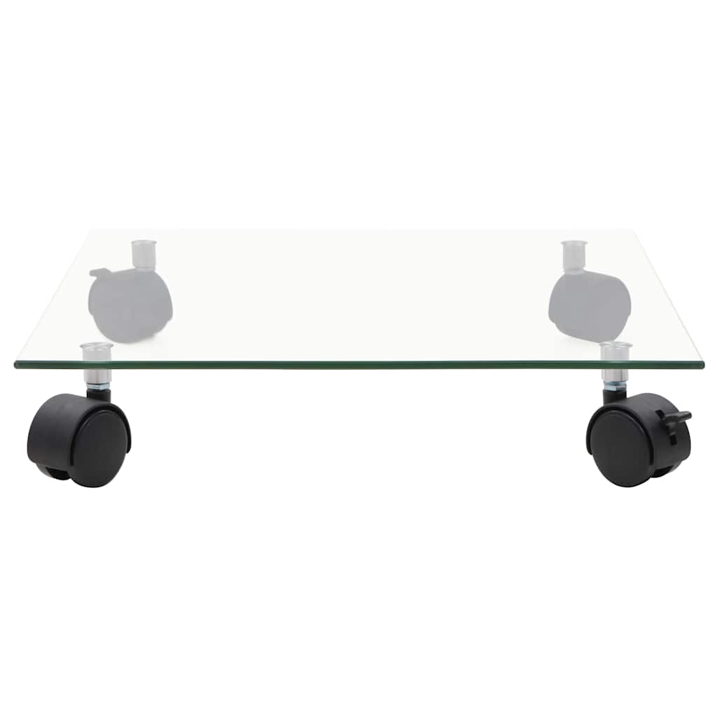 Ratastega taimealused 2 tk, karastatud klaas, kandiline