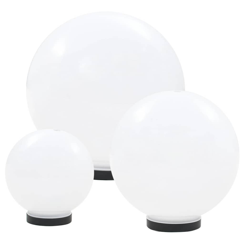 LED-lambid, 3 tk, kera, 20/30/40 cm PMMA