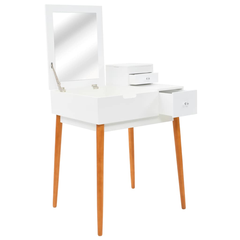 Peegliga tualettlaud, MDF 60 x 50 x 86 cm