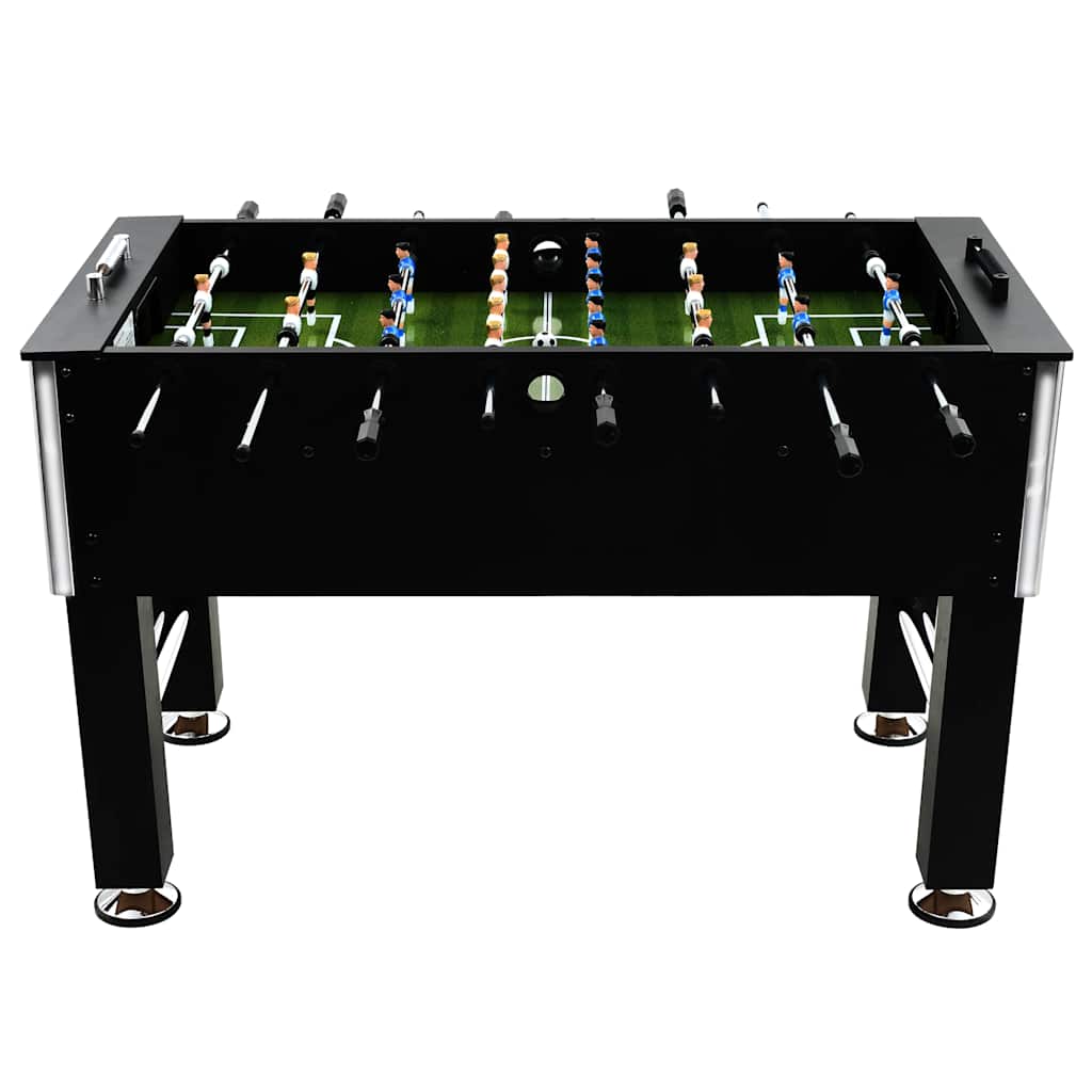 Lauajalgpalli laud, teras, 60 kg, 140 x 74,5 x 87,5 cm, must