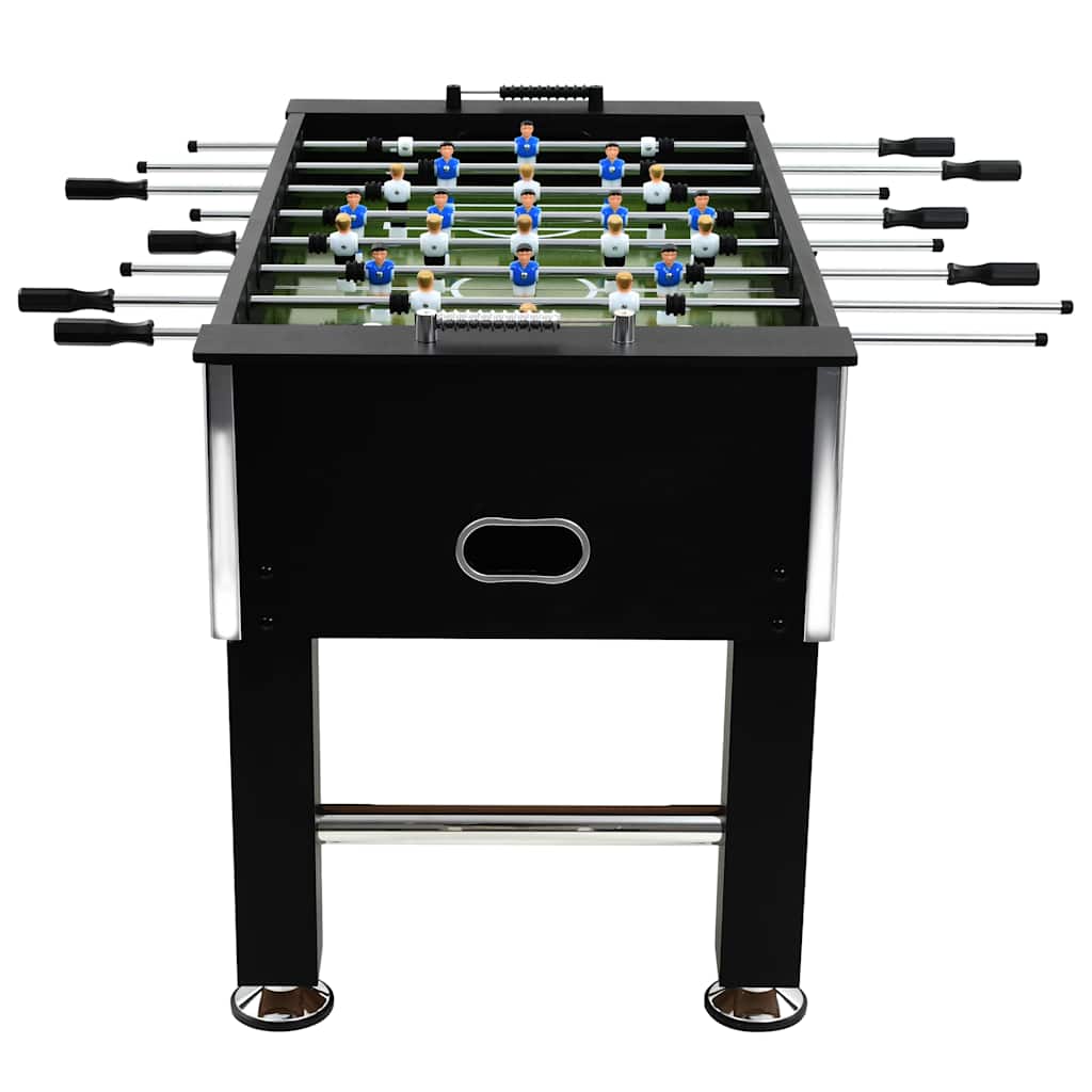 Lauajalgpalli laud, teras, 60 kg, 140 x 74,5 x 87,5 cm, must