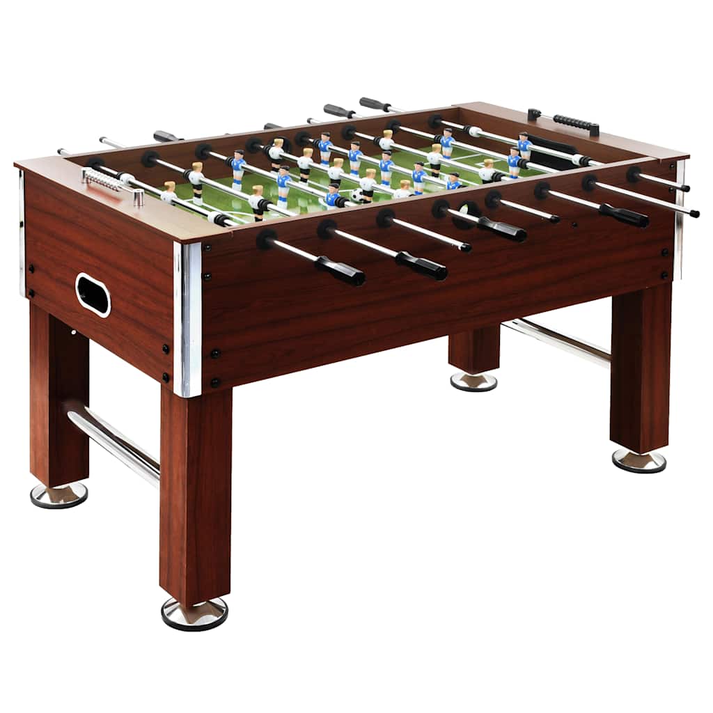 Lauajalgpalli laud, teras, 140 x 74,5 x 87,5 cm, 60 kg, pruun