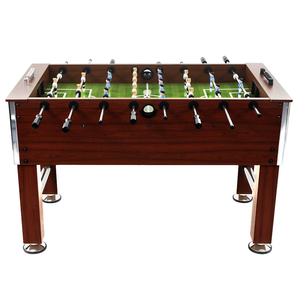 Lauajalgpalli laud, teras, 140 x 74,5 x 87,5 cm, 60 kg, pruun