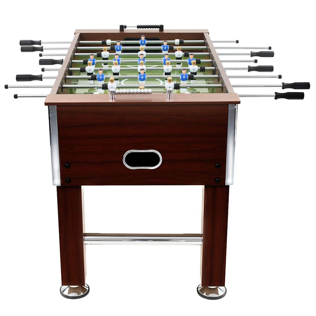 Lauajalgpalli laud, teras, 140 x 74,5 x 87,5 cm, 60 kg, pruun