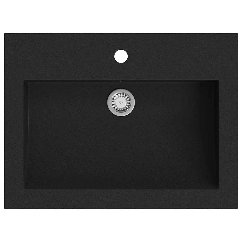Graniidist valamu 600 x 450 x 120 mm must