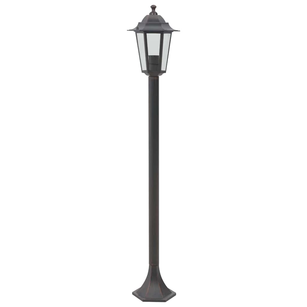 Aialaternad, 6 tk, E27 110 cm, alumiinium, pronks