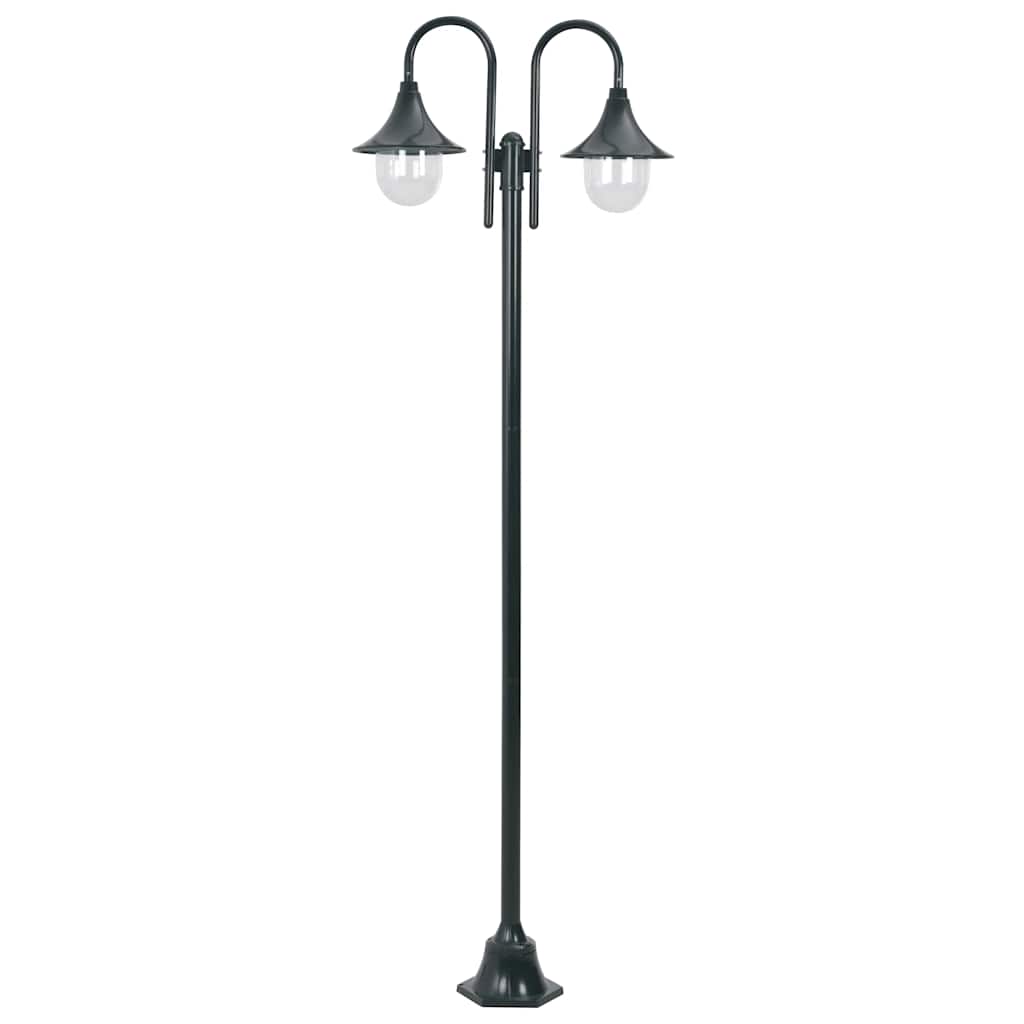 Aialatern, E27 220 cm, alumiinium, kahe laternaga, tumeroheline