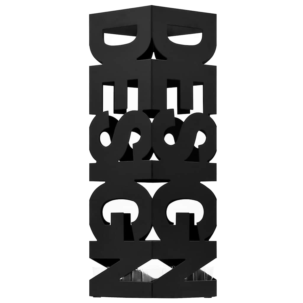 Vihmavarjuhoidja, Design, terasest, must