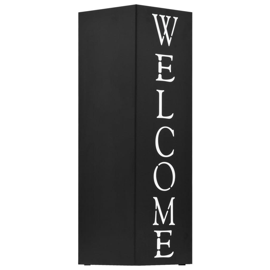 Vihmavarjuhoidja, Welcome, terasest, must
