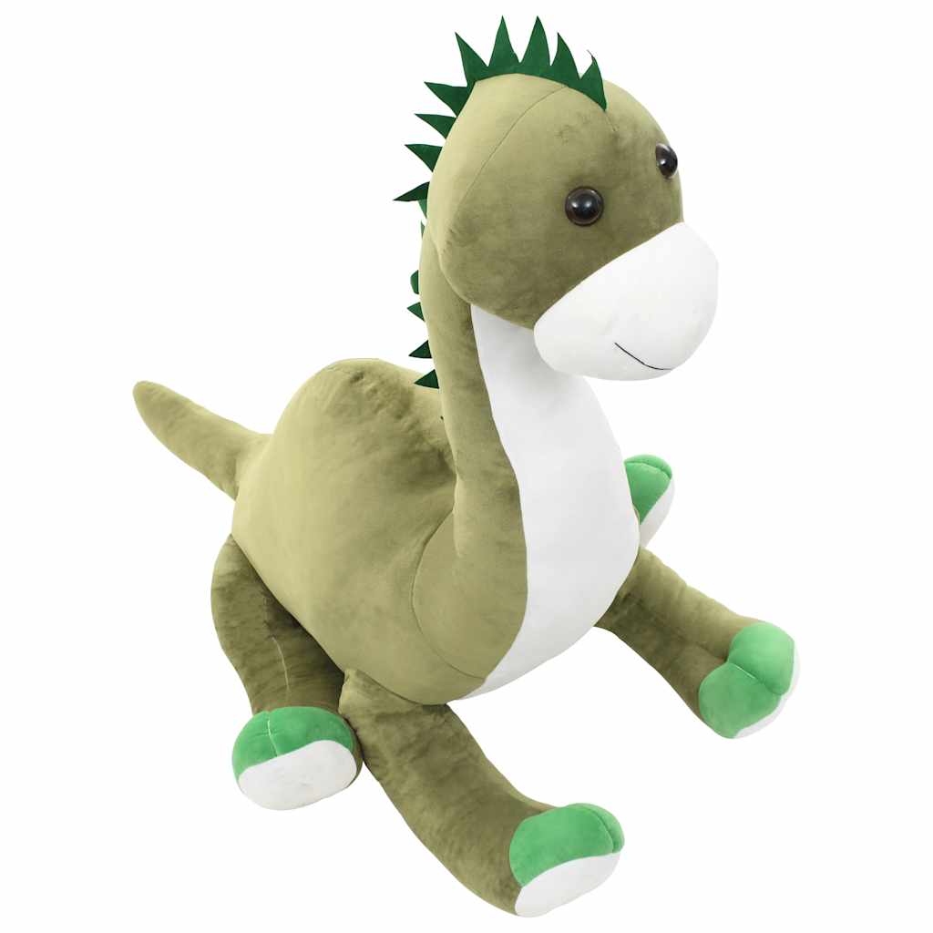 Dinosaurus brontosaurus kaisuloom, plüüs, roheline
