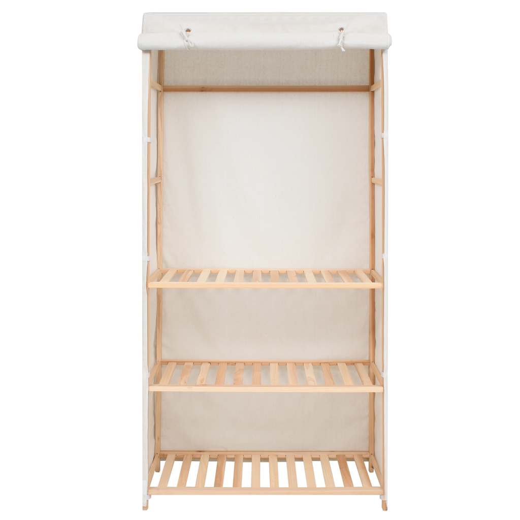 3 tasandiga garderoob 79 x 40 x 170 cm