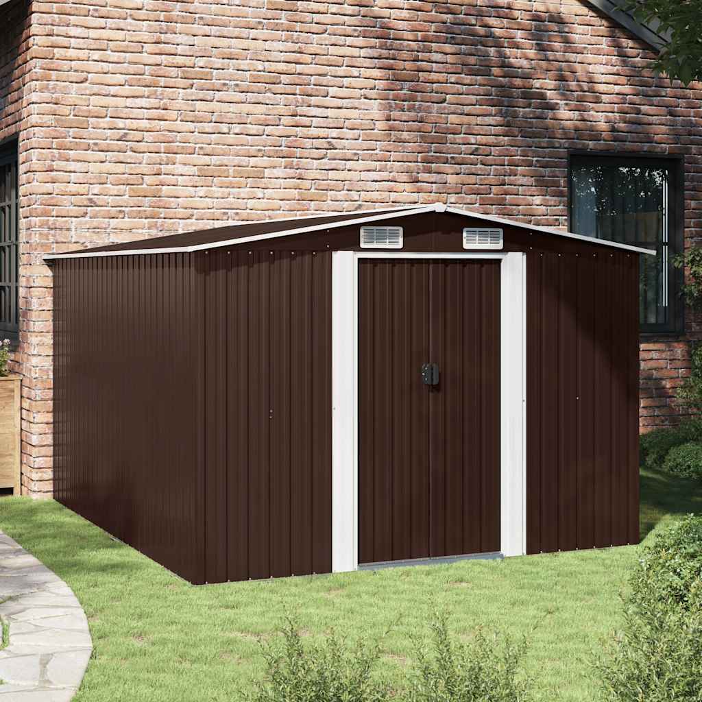 Aiakuur 257 x 298 x 178 cm metallist, pruun