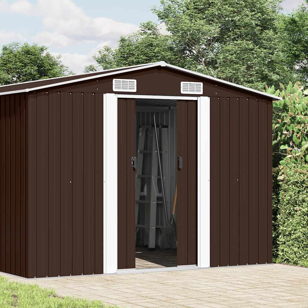 Aiakuur 257 x 392 x 181 cm metallist, pruun