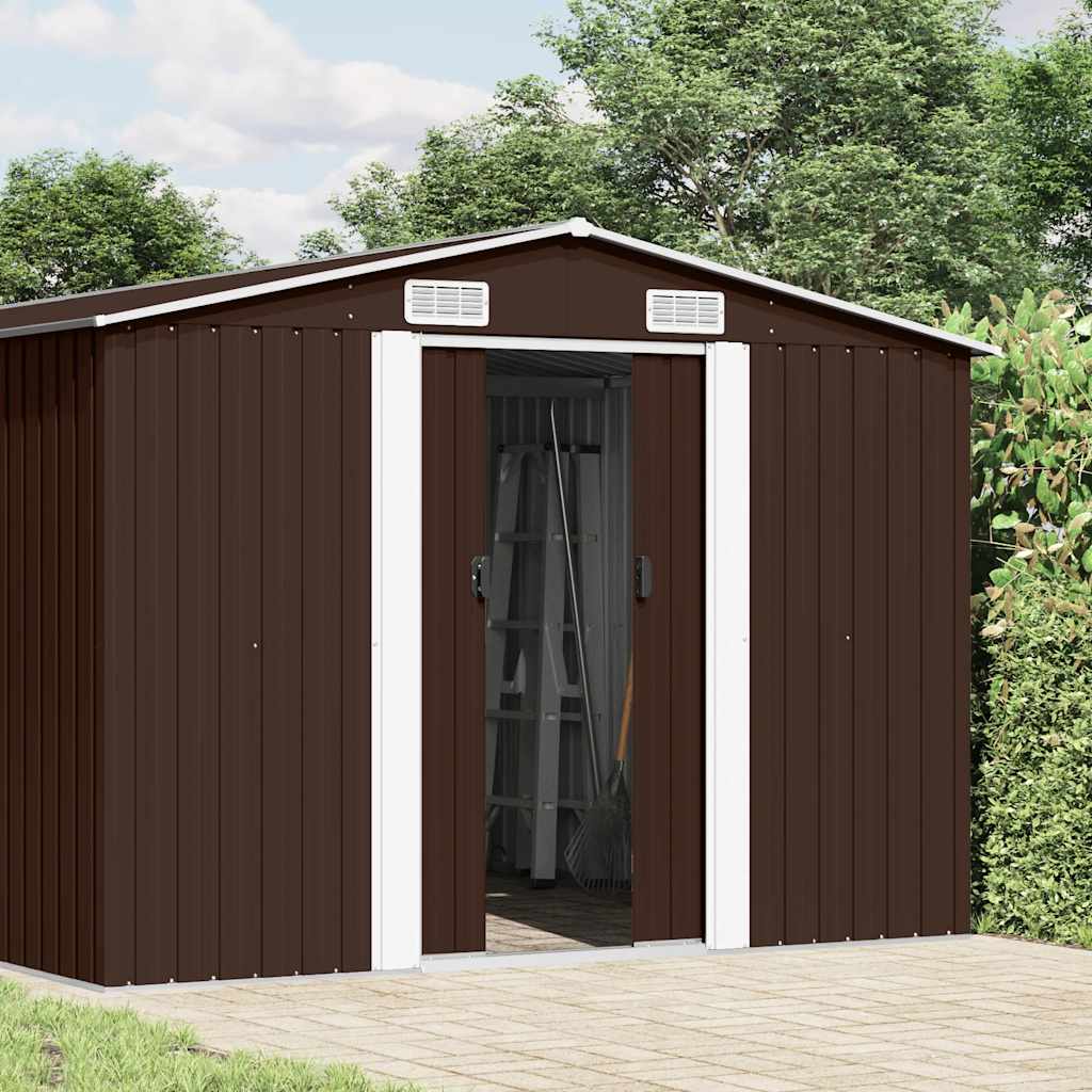 Aiakuur 257x489x181 cm metallist, pruun