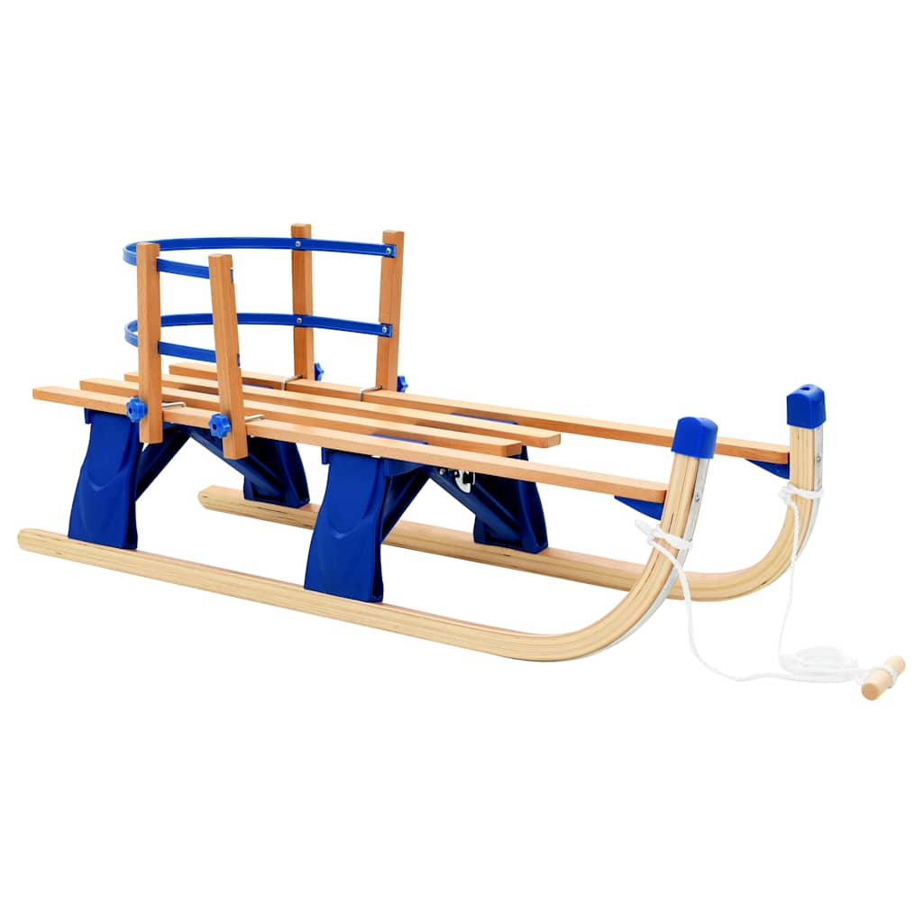 Seljatoega puidust kokkupandav kelk 119 cm
