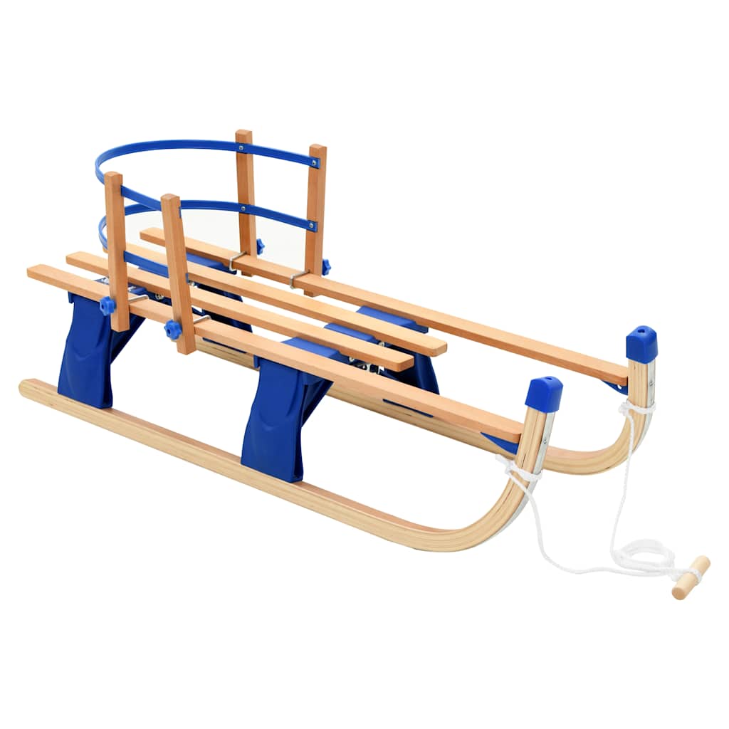 Seljatoega puidust kokkupandav kelk 119 cm
