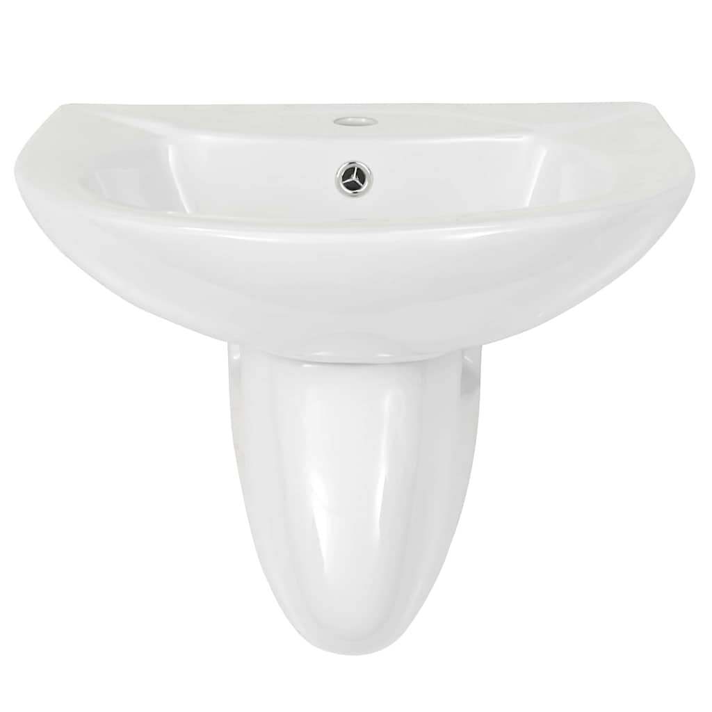 Basin Valge 52 x 45 x 49 cm Glaseeritud keraamika