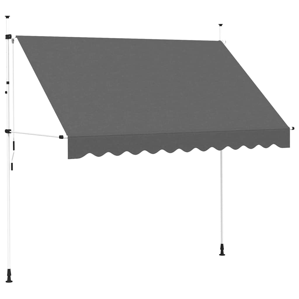 Kokkupandav varikatus, 300 cm, antratsiit