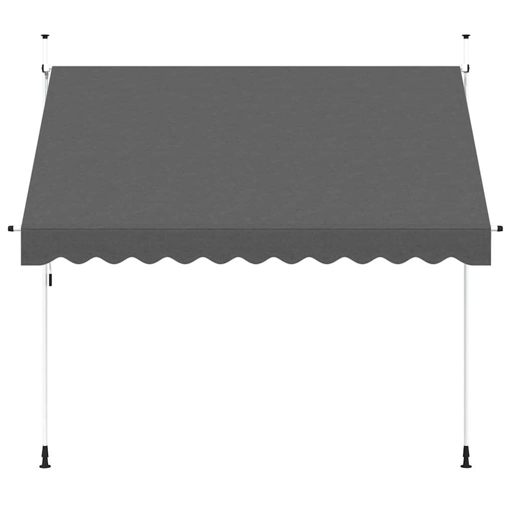 Kokkupandav varikatus, 300 cm, antratsiit