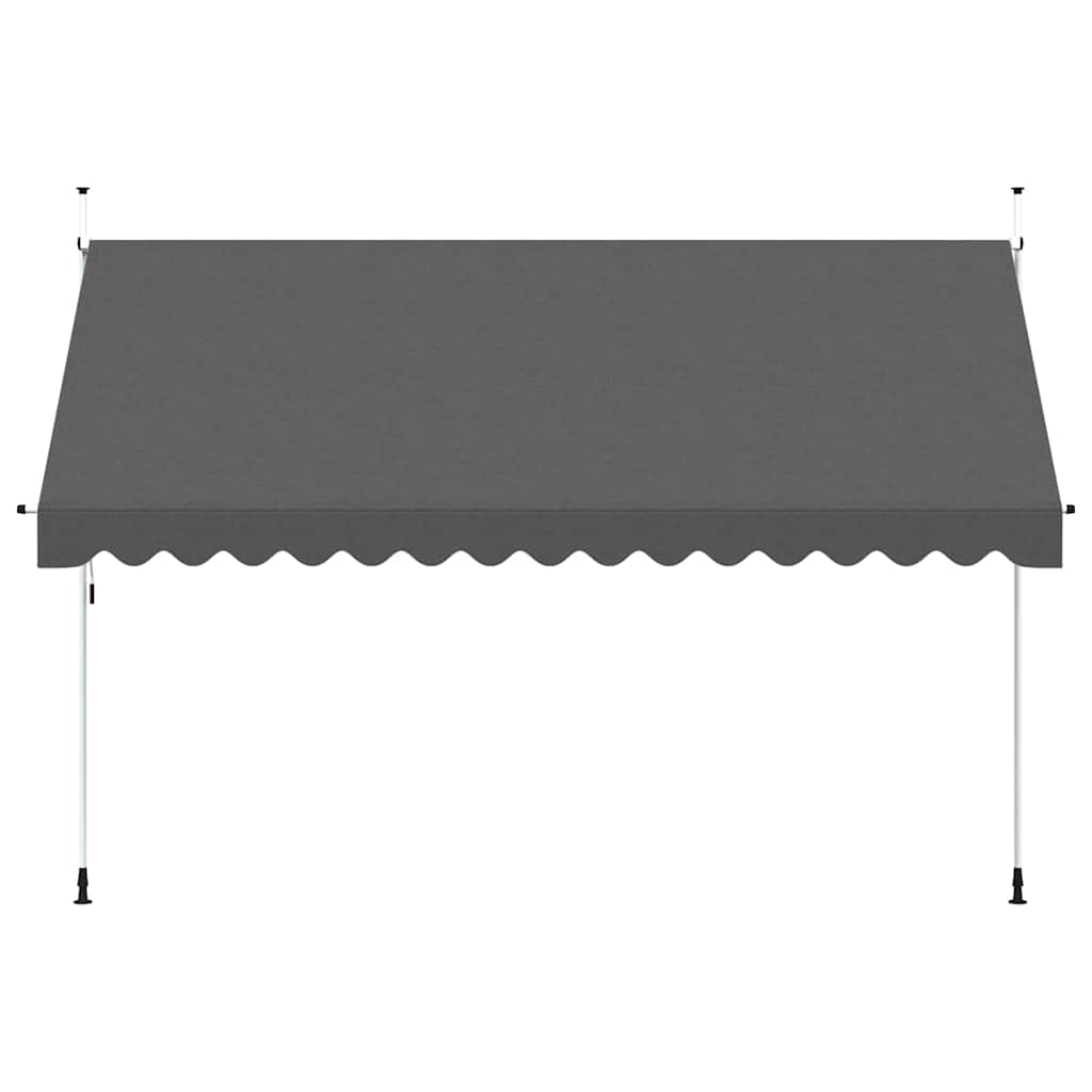 Kokkupandav varikatus, 400 cm, antratsiit