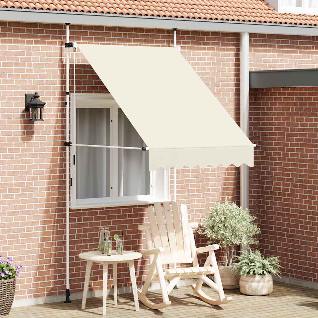 Kokkupandav varikatus, 150 cm, kreemjas